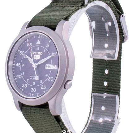Seiko 5 Military SNK807K2-var-NATO12 Automatisches Nylonarmband Herrenuhr