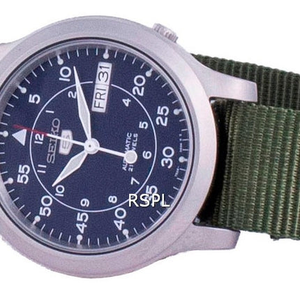 Seiko 5 Military SNK807K2-var-NATO12 Automatisches Nylonarmband Herrenuhr