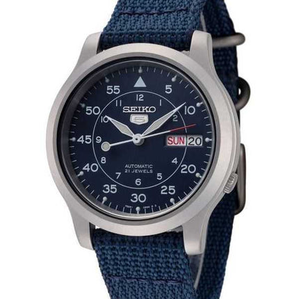 Generalüberholte Seiko 5 Military Automatik Herrenuhr mit Nylonarmband, Modell SNK807K2