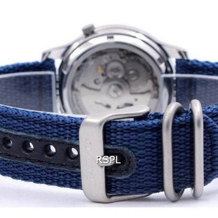 Generalüberholte Seiko 5 Military Automatik Herrenuhr mit Nylonarmband, Modell SNK807K2