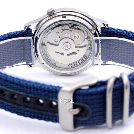 Generalüberholte Seiko 5 Military Automatik Herrenuhr mit Nylonarmband, Modell SNK807K2