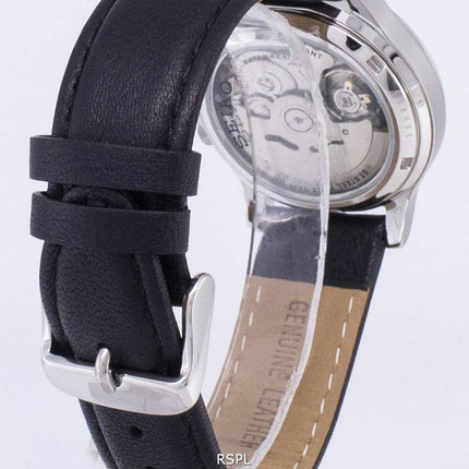 Seiko 5 militärische SNK809K2-SS3 automatische schwarzes Leder Armband Herrenuhr