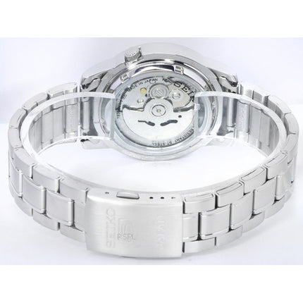 Seiko 5 Edelstahl schwarzes Zifferblatt Automatik SNKE63 SNKE63J1 SNKE63J Herrenuhr