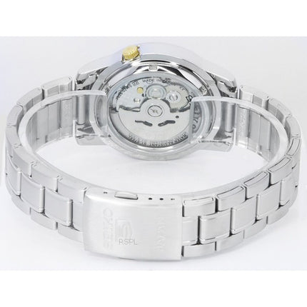Seiko 5 Edelstahl weißes Zifferblatt Automatik SNKK07 SNKK07J1 SNKK07J Herrenuhr