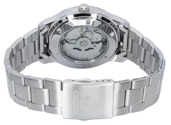 Seiko Analog Edelstahl Blaues Zifferblatt Automatik SNKP17K1