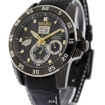 Generalüberholte Seiko Sportura Kinetic Perpetual SNP089 SNP089P1 SNP089P Herrenuhr