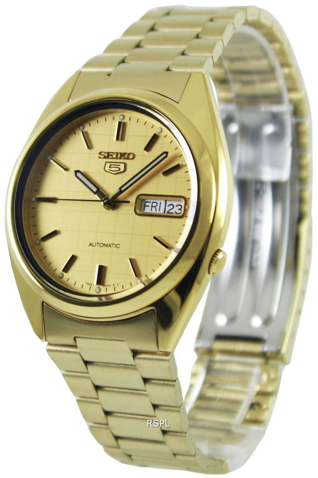 Seiko 5 Automatic Gold Dial SNXL72K1 SNXL72K Herrenuhr