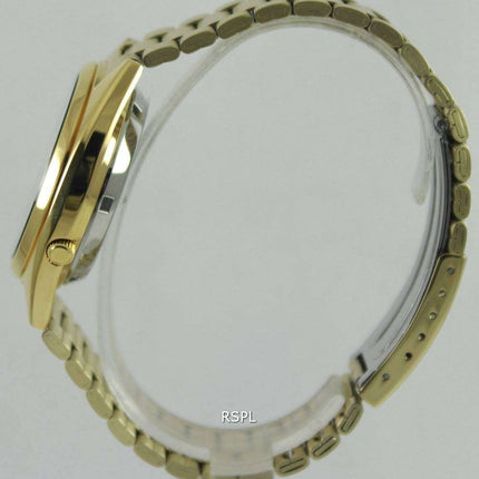Generalüberholte Seiko 5 Automatik Herrenuhr mit goldenem Zifferblatt, Modell SNXL72K1/SNXL72K