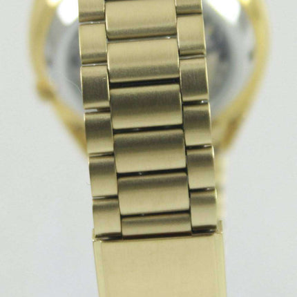 Generalüberholte Seiko 5 Automatik Herrenuhr mit goldenem Zifferblatt, Modell SNXL72K1/SNXL72K