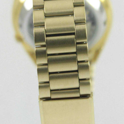 Generalüberholte Seiko 5 Automatik Herrenuhr mit goldenem Zifferblatt, Modell SNXL72K1/SNXL72K