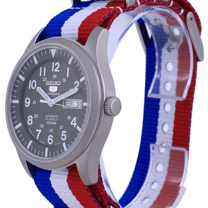 Seiko 5 Sports Automatic Japan Made SNZG09J1-var-NATO25 100M Herrenuhr
