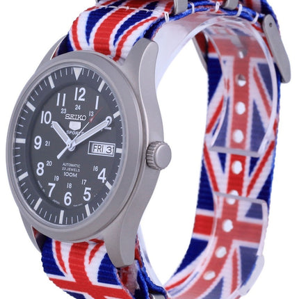 Seiko 5 Sports Automatic Japan Made SNZG09J1-var-NATO28 100M Herrenuhr