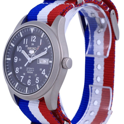 Seiko 5 Sports Automatik Polyester SNZG11J1-var-NATO25 100M Herrenuhr