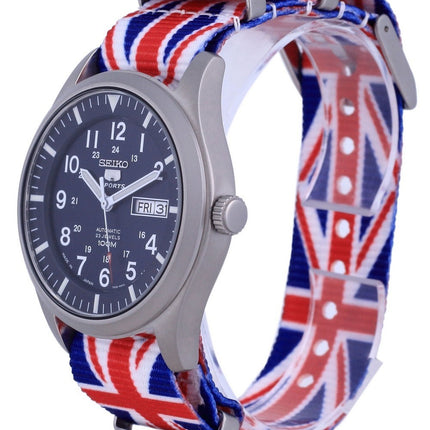 Seiko 5 Sports Automatik Polyester SNZG11J1-var-NATO28 100M Herrenuhr