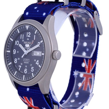 Seiko 5 Sports Automatik Polyester SNZG11J1-var-NATO30 100M Herrenuhr