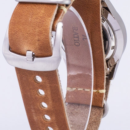 Seiko 5 Sports SNZG11K1-LS18 automatische braun Leder Armband Herrenuhr