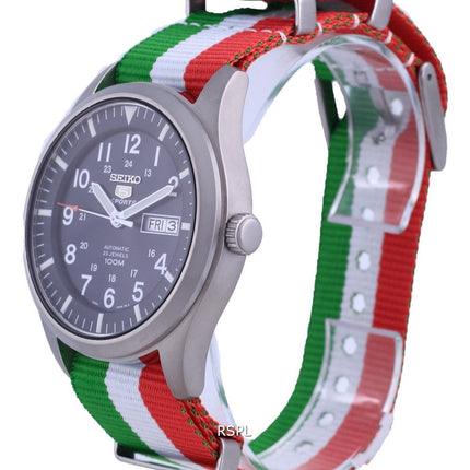 Seiko 5 Sports Automatik Polyester SNZG11K1-var-NATO23 100M Herrenuhr