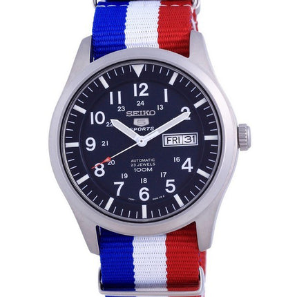 Seiko 5 Sports Automatik Polyester SNZG11K1-var-NATO25 100M Herrenuhr