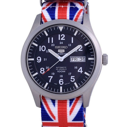 Seiko 5 Sports Automatik Polyester SNZG11K1-var-NATO28 100M Herrenuhr