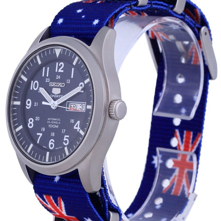 Seiko 5 Sports Automatik Polyester SNZG11K1-var-NATO30 100M Herrenuhr