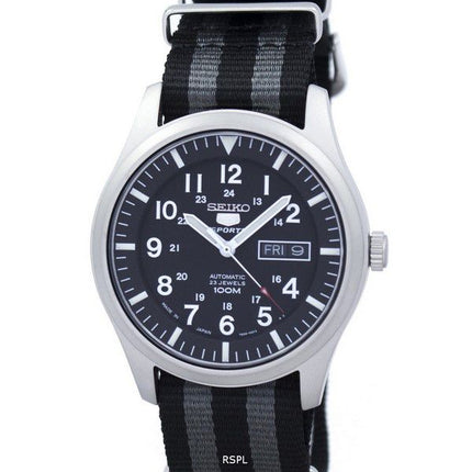Seiko 5 Sport automatische Japan gemacht NATO Strap SNZG15J1-NATO1 Herrenuhr