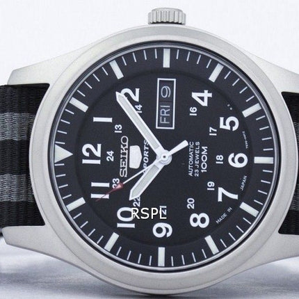 Seiko 5 Sport automatische Japan gemacht NATO Strap SNZG15J1-NATO1 Herrenuhr