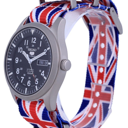 Seiko 5 Sports Automatik Polyester SNZG15J1-var-NATO28 100M Herrenuhr