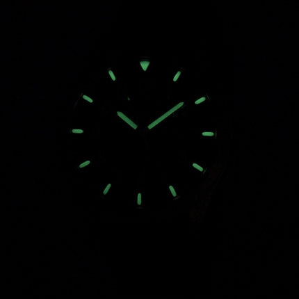 Seiko 5 Sports SNZG15K1 LS13 automatische dunkel blau Leder Armband Herrenuhr