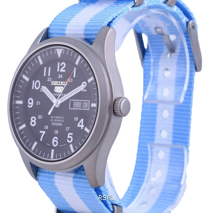 Seiko 5 Sports Automatik Polyester SNZG15K1-var-NATO24 100M Herrenuhr