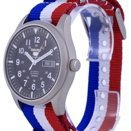 Seiko 5 Sports Automatik Polyester SNZG15K1-var-NATO25 100M Herrenuhr