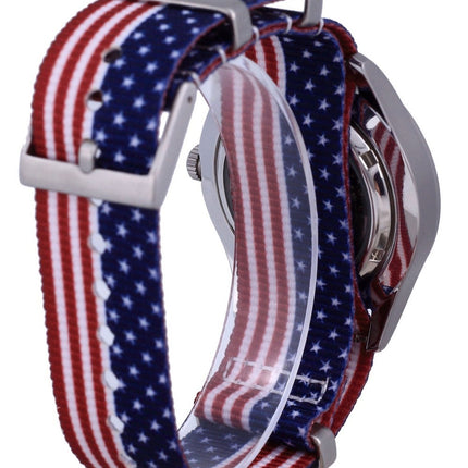 Seiko 5 Sports Automatik Polyester SNZG15K1-var-NATO27 100M Herrenuhr