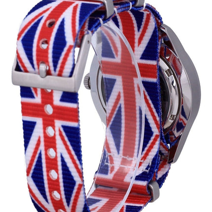 Seiko 5 Sports Automatik Polyester SNZG15K1-var-NATO28 100M Herrenuhr