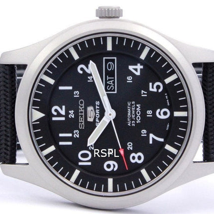Generalüberholte Seiko 5 Sports SNZG15 SNZG15K1 SNZG15K Automatik-Herrenuhr