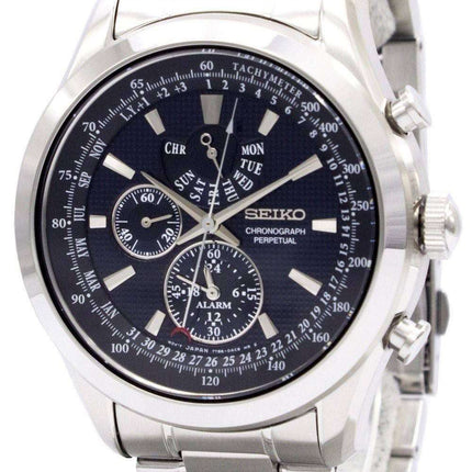Generalüberholte Seiko Chronograph Perpetual SPC125 SPC125P1 SPC125P Herrenuhr