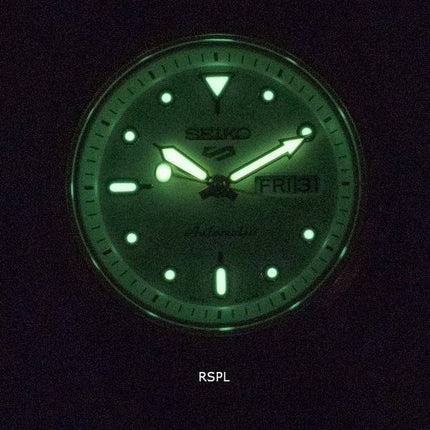Generalüberholte Seiko 5 Sports Zweifarbige Edelstahluhr mit weißem Zifferblatt, Automatik, Modell SRE004, SRE004K1, SRE004K, wasserdicht bis 100 m, Damenuhr