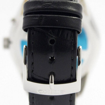 Generalüberholte Seiko Kinetic Herrenuhr mit Lederarmband, Modell SRN045P2