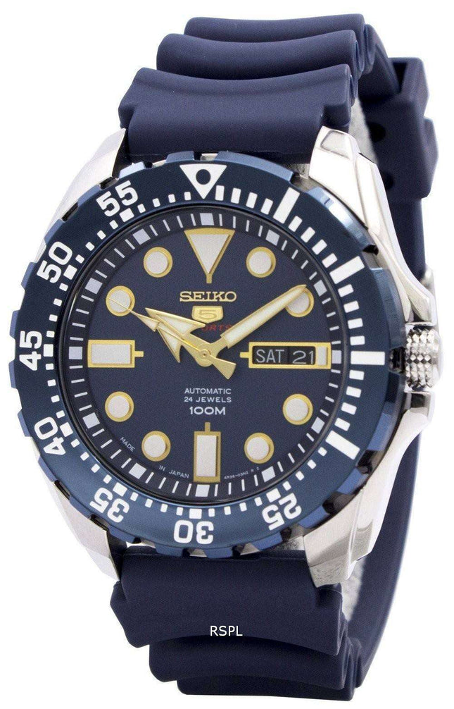 Generalüberholte Seiko 5 Sports Automatik 24 Jewels Japan Made SRP605J2 Herrenuhr