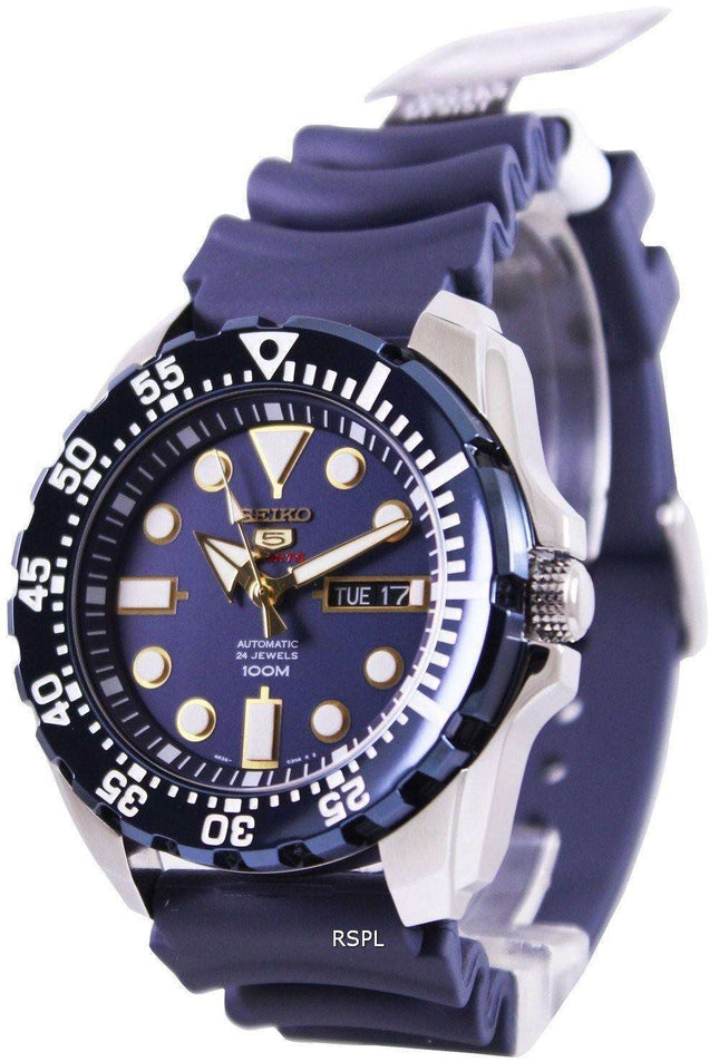Generalüberholte Seiko 5 Sports Automatic 24 Jewels SRP605K2 Herrenuhr