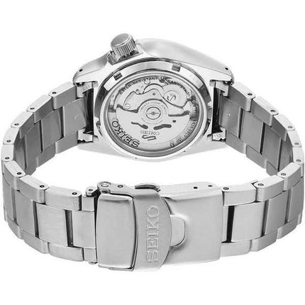 Refurbished Seiko 5 Sports Schwarzes Zifferblatt Automatik SRPE55 SRPE55K1 SRPE55K 100M Herrenuhr
