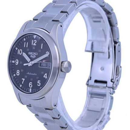 Seiko 5 Sports Field Schwarzes Zifferblatt Automatik SRPG27 SRPG27K1 SRPG27K 100M Herrenuhr