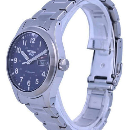 Generalüberholte Seiko 5 Sports Field Herrenuhr mit blauem Zifferblatt, Automatik, SRPG29, SRPG29K1, SRPG29K, wasserdicht bis 100 m