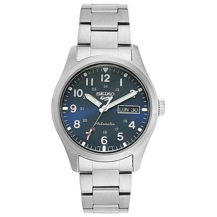 Generalüberholte Seiko 5 Sports Field Herrenuhr mit blauem Zifferblatt, Automatik, SRPG29, SRPG29K1, SRPG29K, wasserdicht bis 100 m