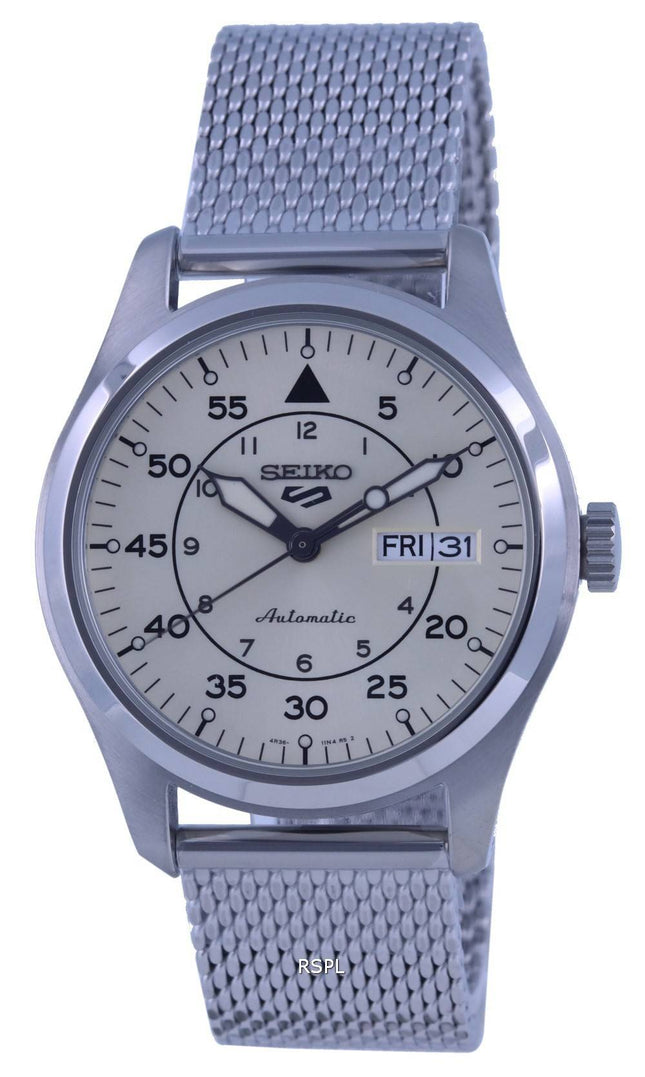 Generalüberholte Seiko 5 Sports Military Flieger Automatik SRPH21 SRPH21K1 SRPH21K 100M Herrenuhr