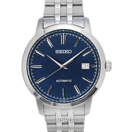 Generalüberholte Seiko Discover More Herrenuhr aus Edelstahl mit blauem Zifferblatt, Automatikwerk, Modell SRPH87, SRPH87K1, SRPH87K, wasserdicht bis 100 m