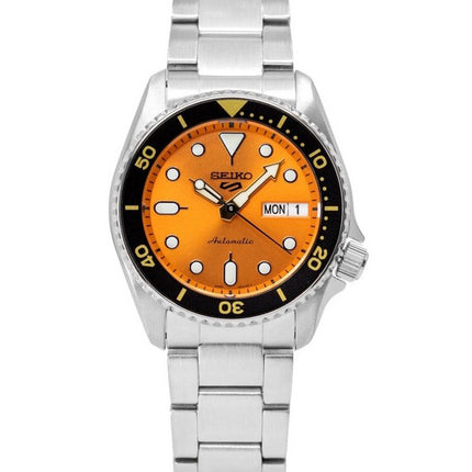 Seiko 5 Sports SKX Style Midi Orange Zifferblatt Automatik SRPK35K1 100M Herrenuhr