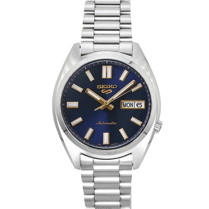 Seiko 5 Sports SNXS Edelstahl Blaues Zifferblatt Automatik SRPL55K1 100M Herrenuhr