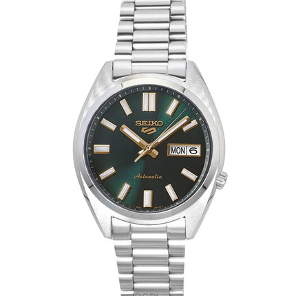 Seiko 5 Sports SNXS Edelstahl Grünes Zifferblatt Automatik SRPL57K1 100M Herrenuhr