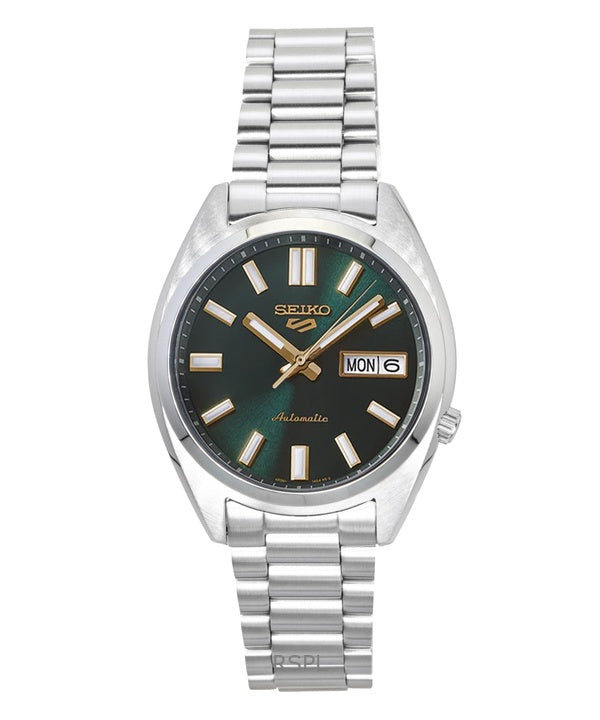 Seiko 5 Sports SNXS Edelstahl Grünes Zifferblatt Automatik SRPL57K1 100M Herrenuhr