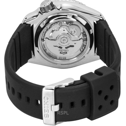 Seiko 5 Sports SKX Redux Herrenuhr mit Silikonarmband, gelbem Zifferblatt, Automatik, SRPL87K1, wasserdicht bis 100 m