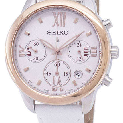 Generalüberholte Seiko Lukia Chronograph Quarz SRWZ84 SRWZ84P1 SRWZ84P Damenuhr